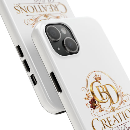 BD Creations By Donece Elegant Logo Tough Phone Case — Protective iPhone Cover