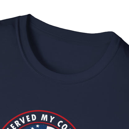 I Served My Country Us Airforce Veteran T-Shirt