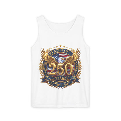 250 Years Anniversary Eagle Tank Top — United States Bicentennial Celebration Tee