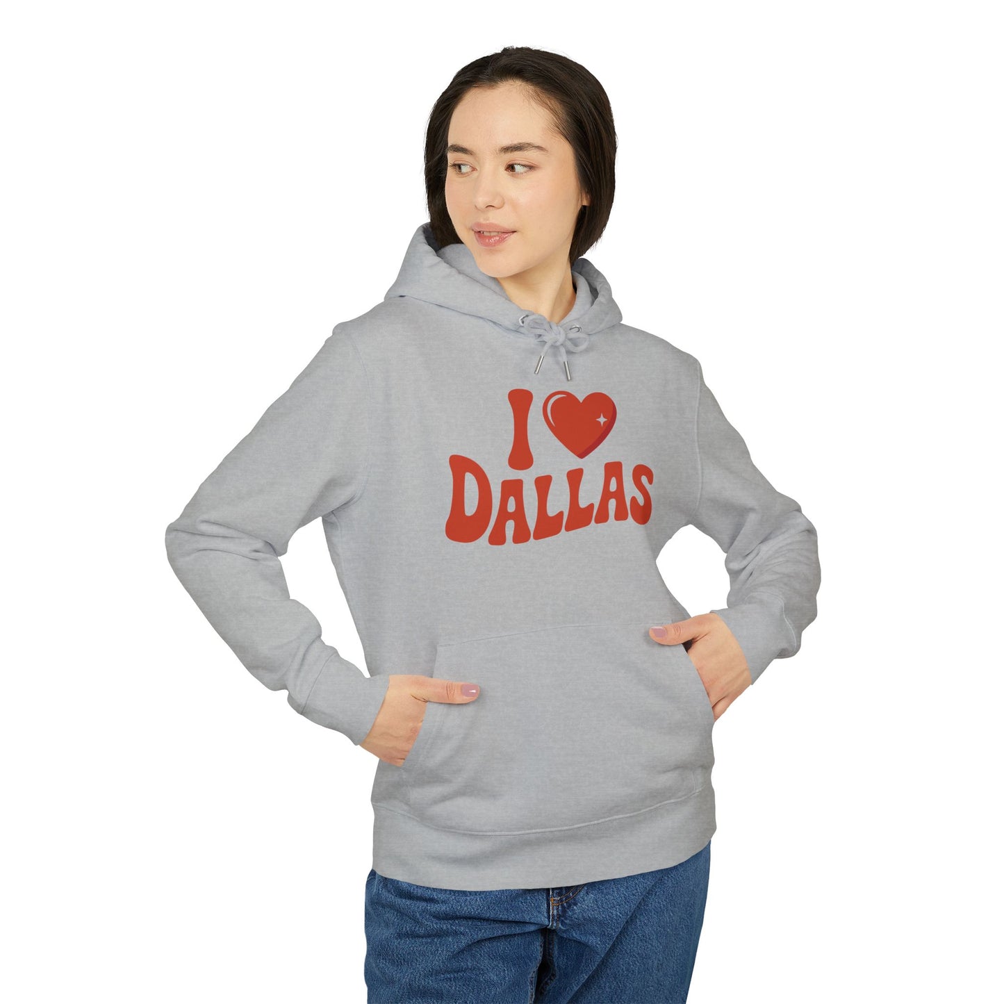 I Heart Dallas Hoodie — Retro Love City Pullover