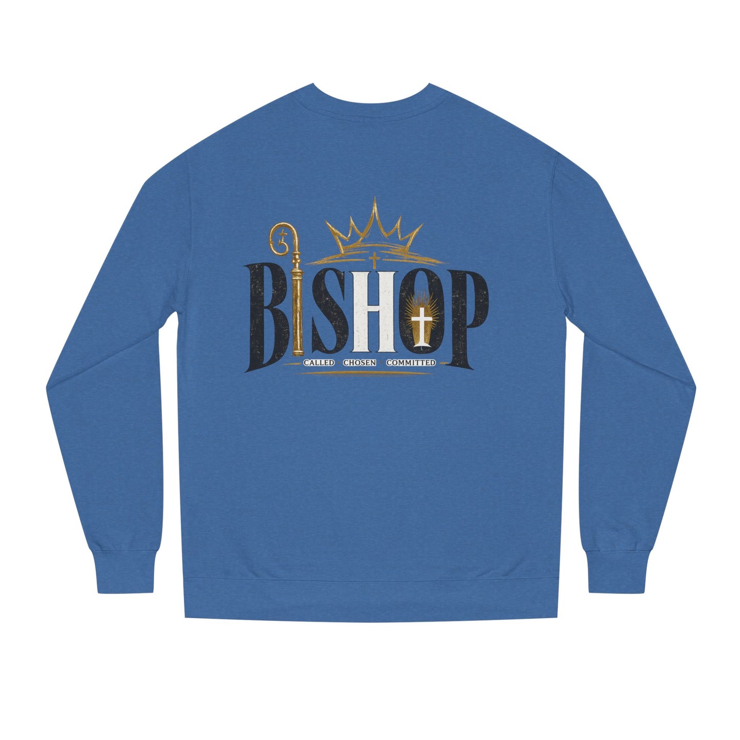 Bishop Crewneck Sweatshirt — Crown & Crosier Church Apparel