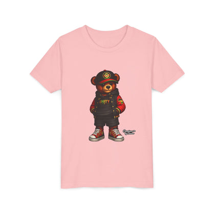 Youth Tee — 'Unity' Streetwear Teddy Bear Graphic Shirt