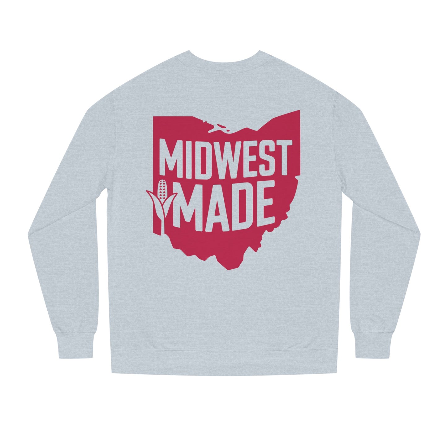 Midwest Made Sweatshirt — Ohio State Outline Corn Graphic Crewneck