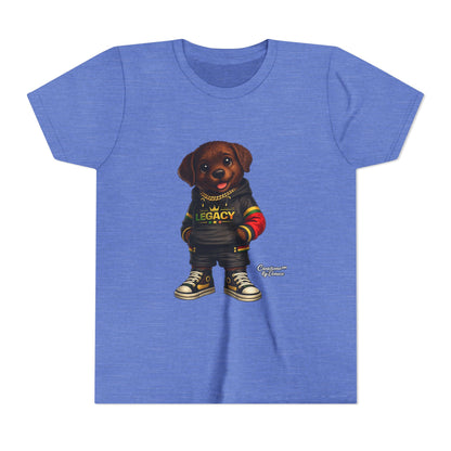 Youth Dog Tee — 'Legacy' Streetwear Puppy Graphic Shirt