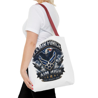 U.S. Air Force Aim High Tote Bag — Patriotic Eagle Military Tote