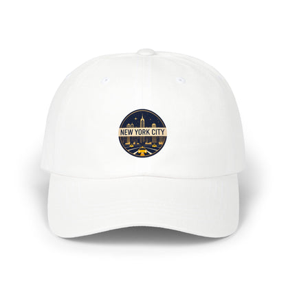 New York City Embroidered Dad Cap — NYC Skyline Patch Hat