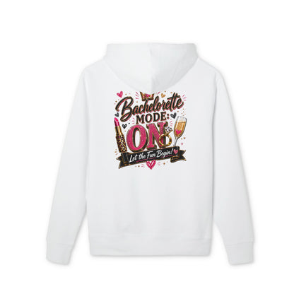 Bachelorette Mode On Hoodie — 'Let the Fun Begin' Party Pullover