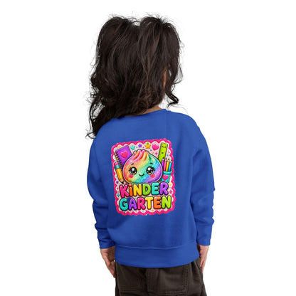 Kindergarten Cute Rainbow Character Toddler Sweatshirt