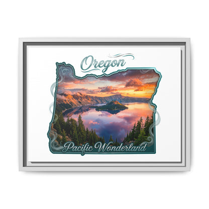 Matte Canvas, Framed (Multi-color)