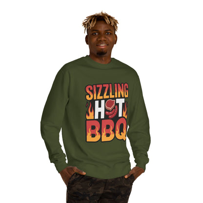 Sizzling Hot BBQ Sweatshirt — Grilling Graphic Crewneck