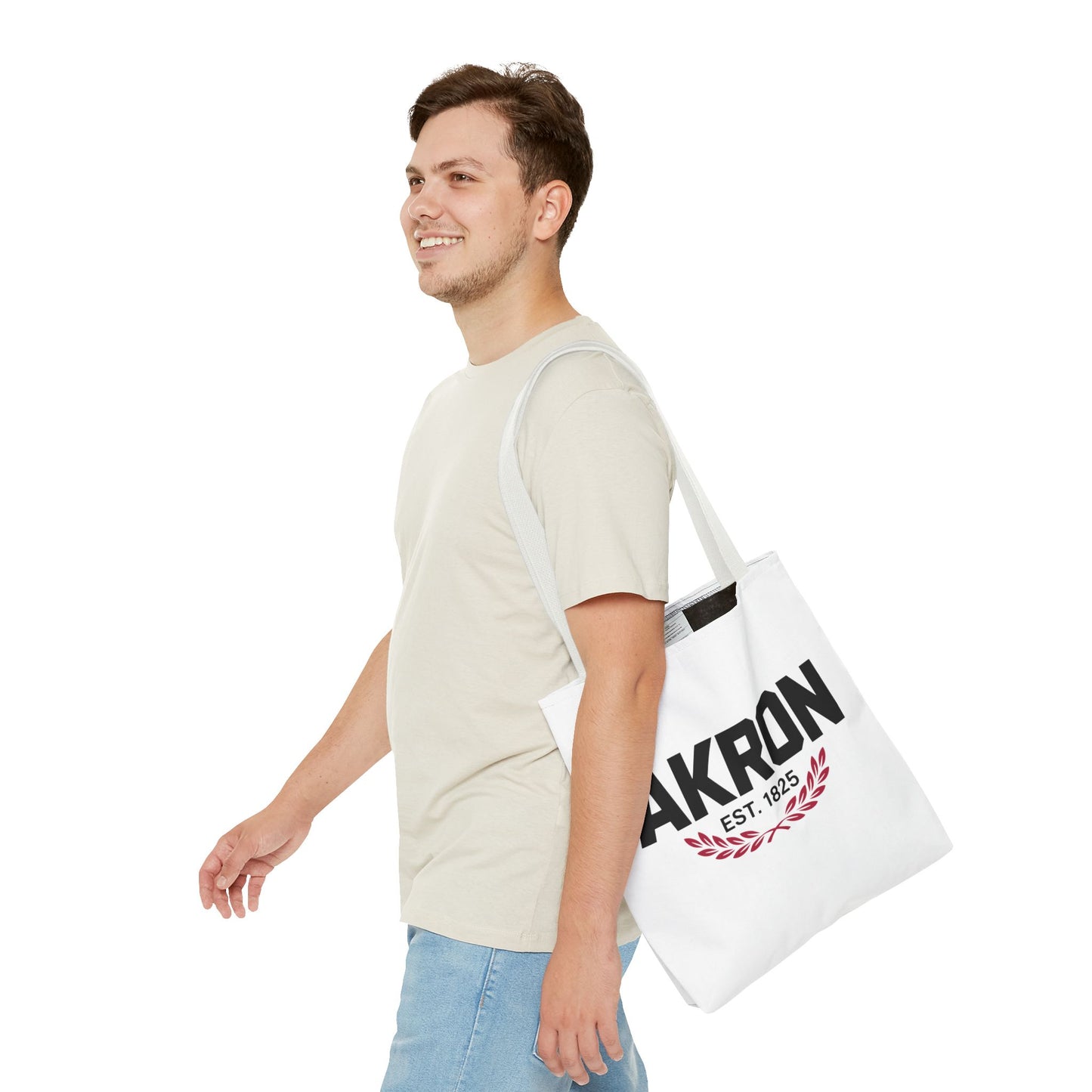Akron Est. 1825 Tote Bag — City Pride Canvas Tote