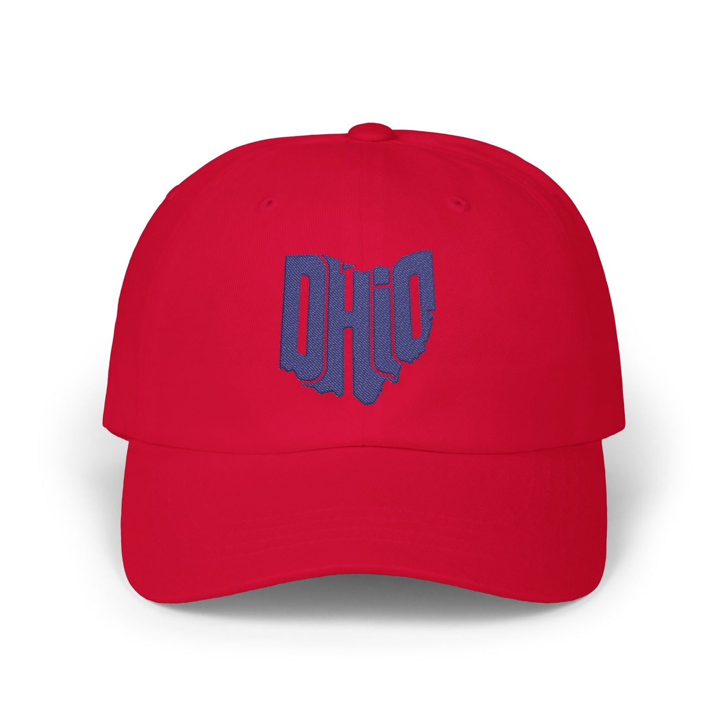 Ohio Outline Dad Cap – Classic Embroidered State Hat