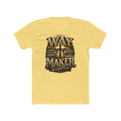 Waymaker T-Shirt — Christian Faith Graphic Tee with Cross and Inspirational Verse