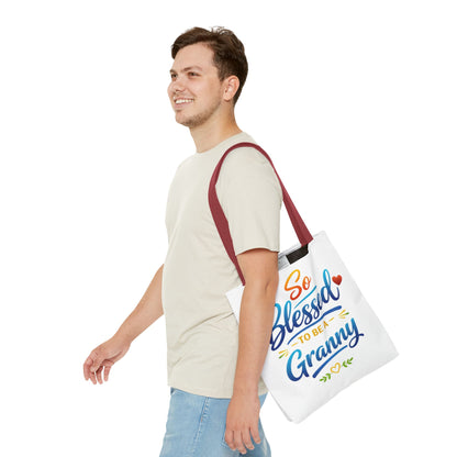 So Blessed to Be a Granny Tote Bag — Gift Tote for New Grandmothers
