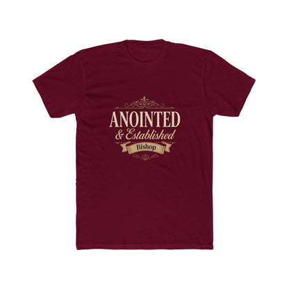 Anointed & Established Bishop T-Shirt — Christian Ministry Tee