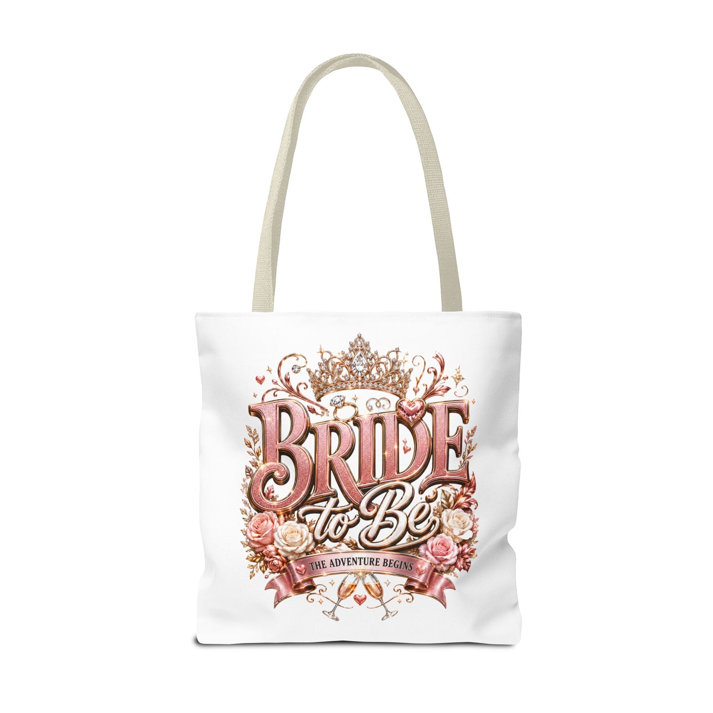 Bride-to-Be Floral Tote Bag - Bachelorette Gift & Bridal Shower Accessory