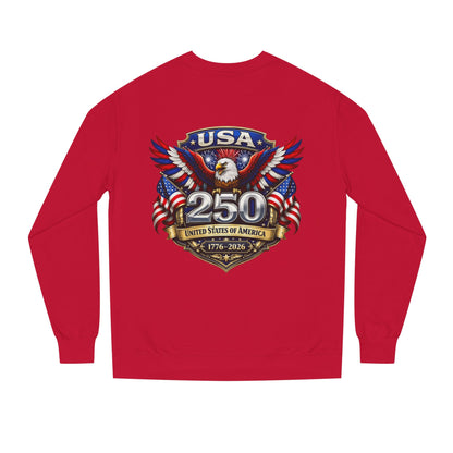 USA 250th Anniversary Eagle Sweatshirt — 1776-2026 Patriotic Crewneck