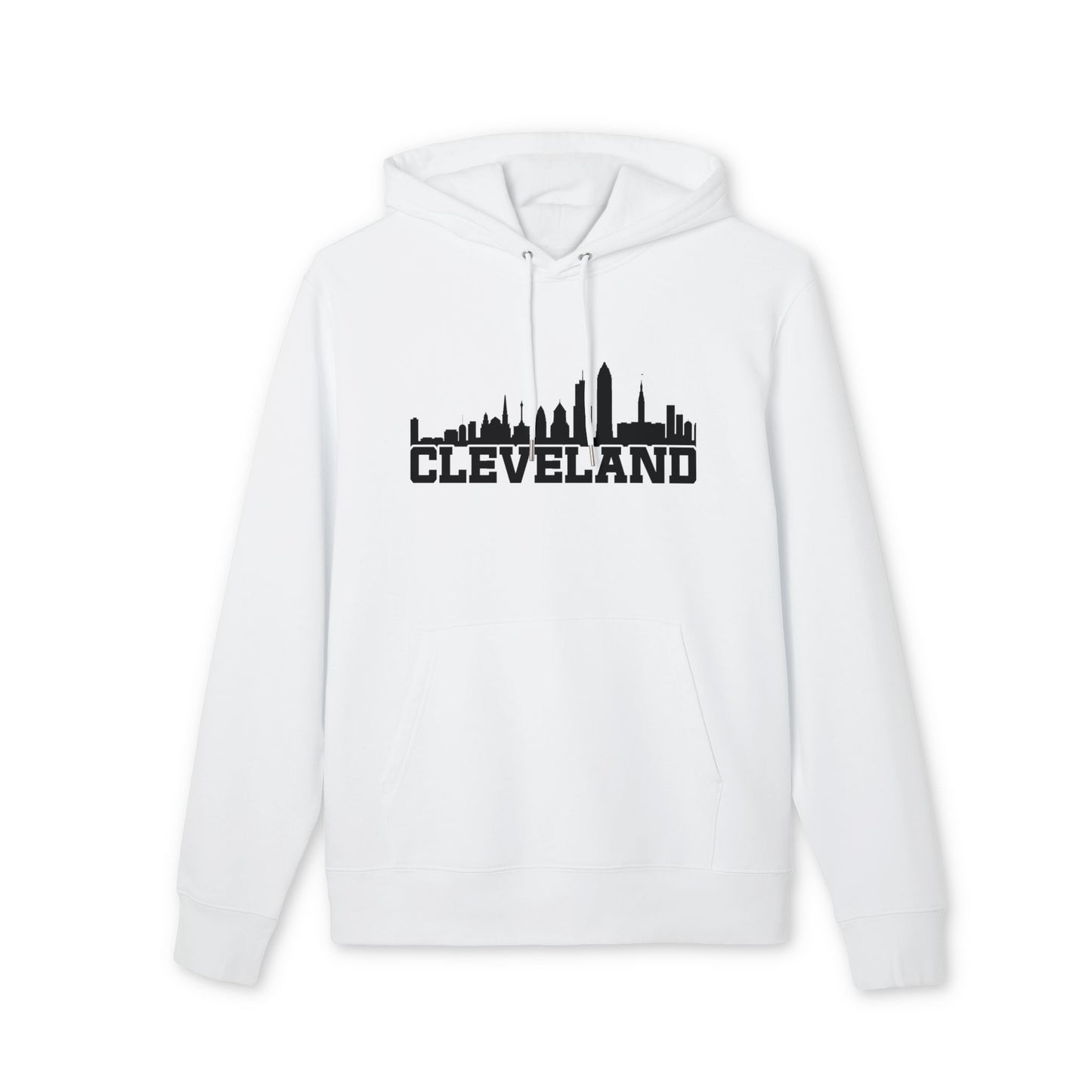 Cleveland Skyline Hoodie — City Skyline Sweatshirt with 'CLEVELAND' Text