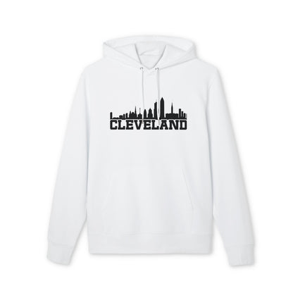 Cleveland Skyline Hoodie — City Skyline Sweatshirt with 'CLEVELAND' Text