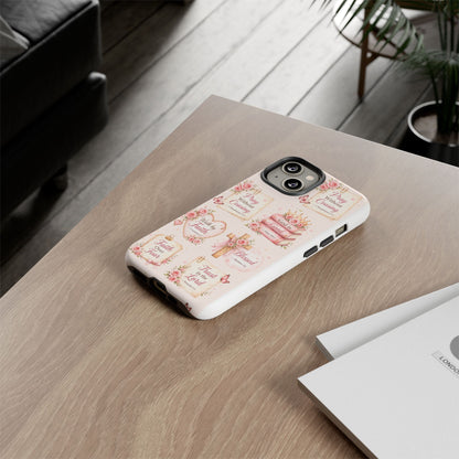 Christian Floral Phone Case — "Pray Without Ceasing" Faith Cross Design