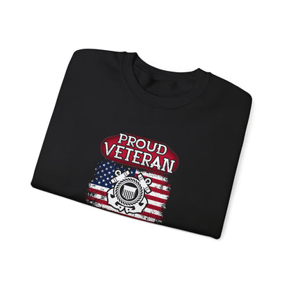 Proud Veteran of United States Coast Guard Sweatshirt