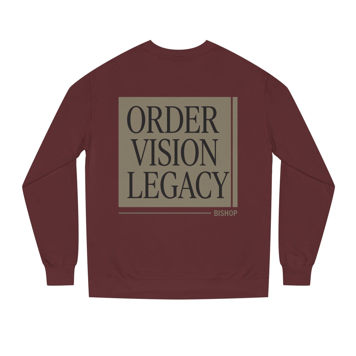 Order • Vision • Legacy Sweatshirt — Minimalist Motivational Crewneck