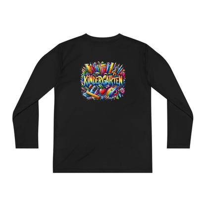 Kindergarten Crayons Youth Long Sleeve Tee