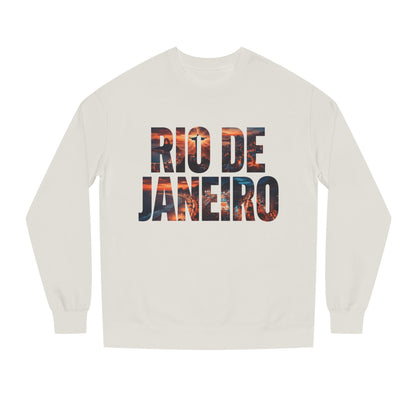 Rio de Janeiro Graphic Sweatshirt — Sunset Typography Travel Crewneck