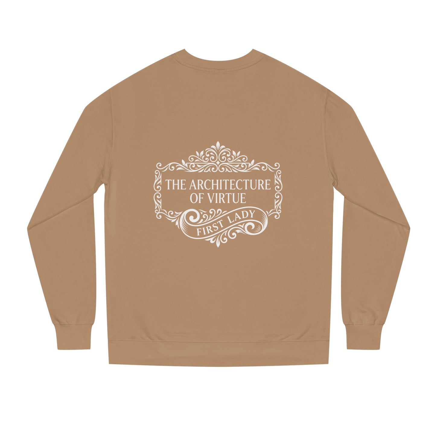 Sweatshirt — "The Architecture of Virtue" First Lady Graphic Crewneck