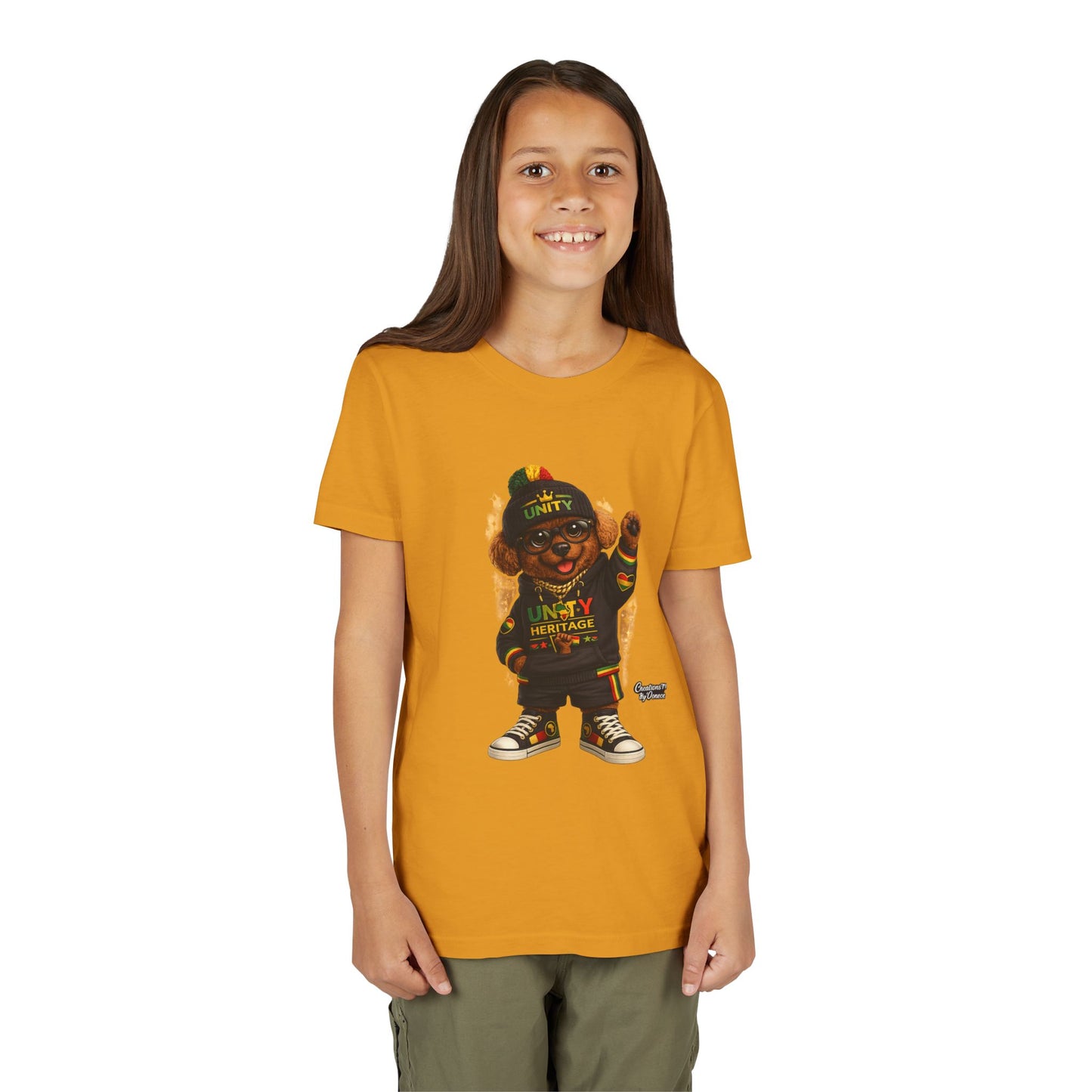 Kids Unity Heritage Tee — Youth Short Sleeve Shirt with 'Unity' Design