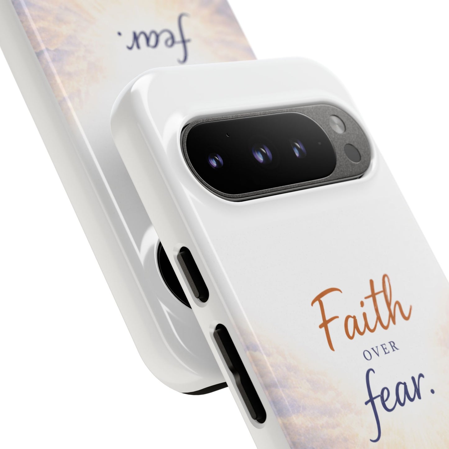 Faith Over Fear Phone Case — Inspirational Christian iPhone Cover