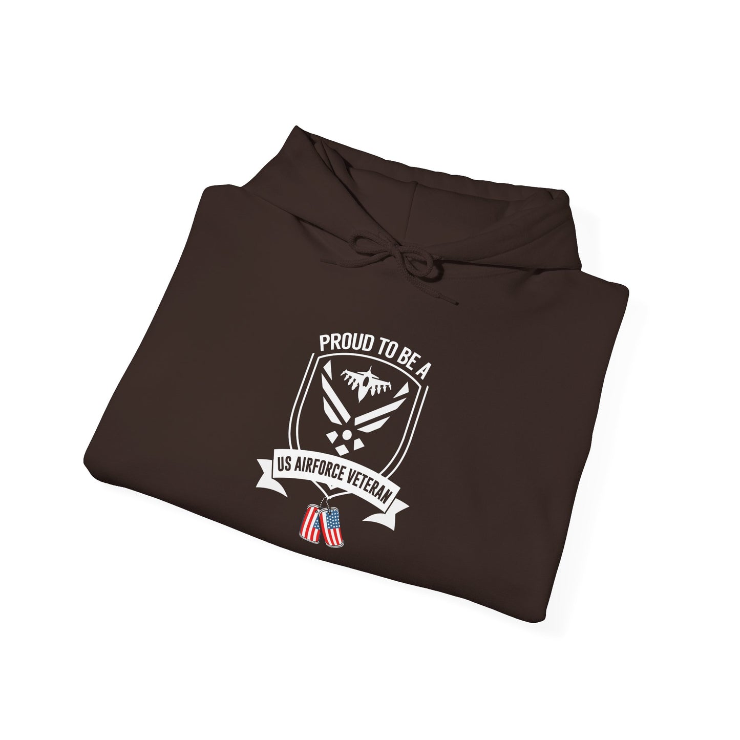 Proud to Be a US Airforce Veteran Hoodie