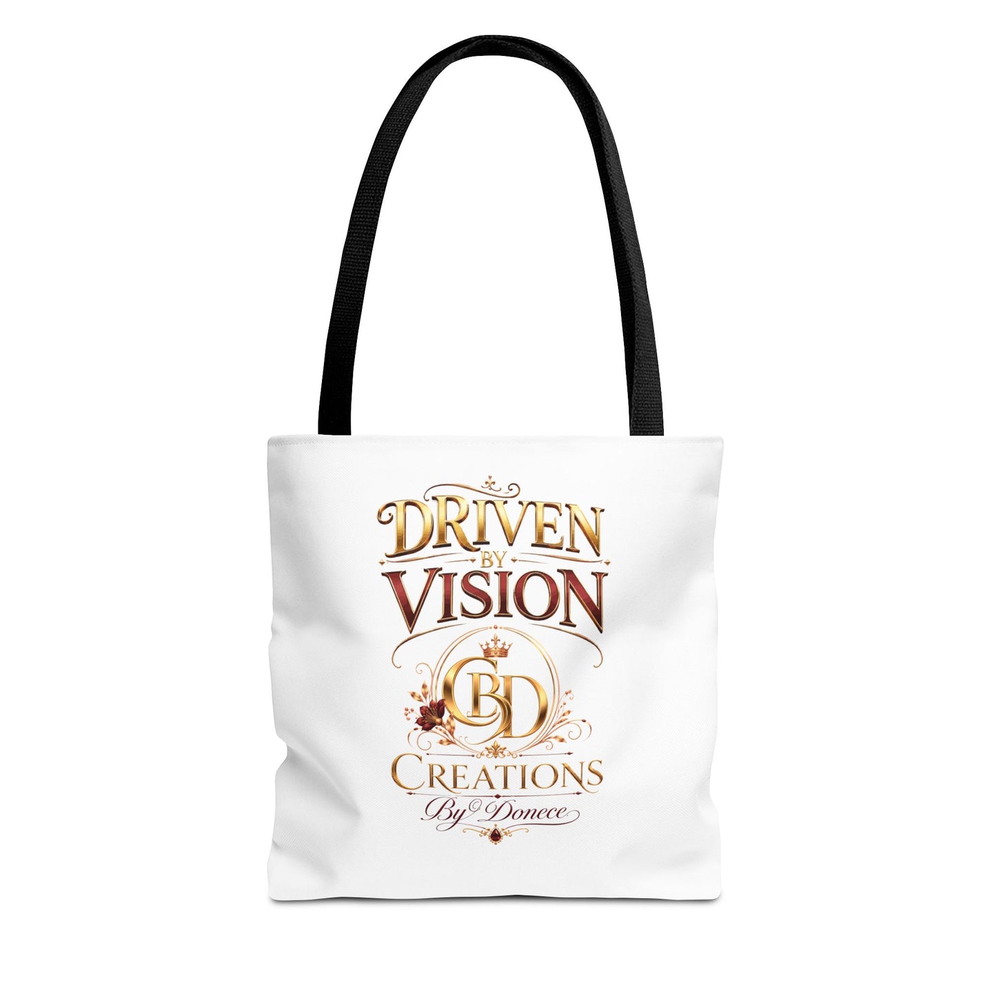 Driven by Vision Tote Bag — Branded BD Creations All-Over Print Tote