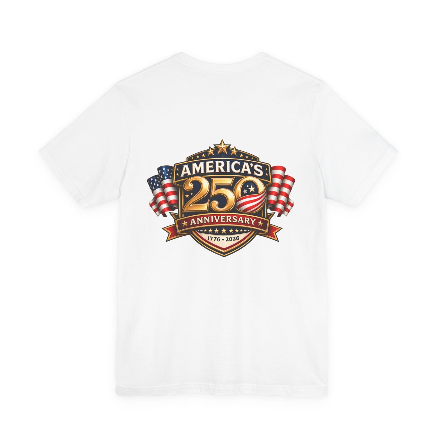 America's 250th Anniversary T-Shirt – 1776–2026 Patriotic USA Flag Tee
