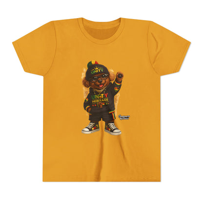 Kids Unity Heritage Tee — Youth Short Sleeve Shirt with 'Unity' Design