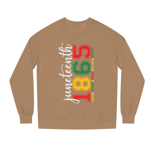 Juneteenth 1865 Crewneck Sweatshirt – Black Liberation Pride Graphic