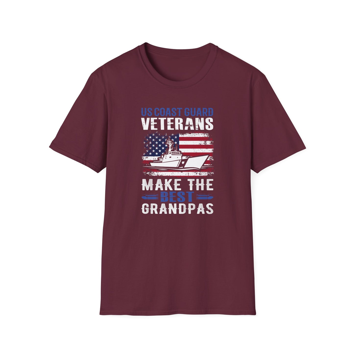 U.S. Coast Guard Veterans Make the Best Grandpas T-Shirt