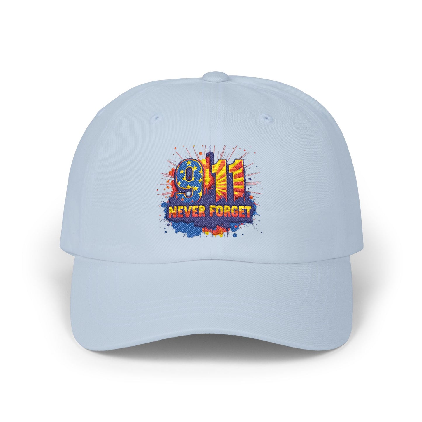 9/11 Never Forget Dad Cap - Memorial Tribute Baseball Hat