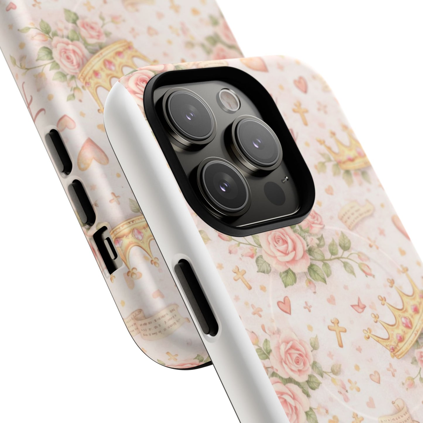 Daughter of the King Floral Phone Case — Tough Magnetic Protective Cover