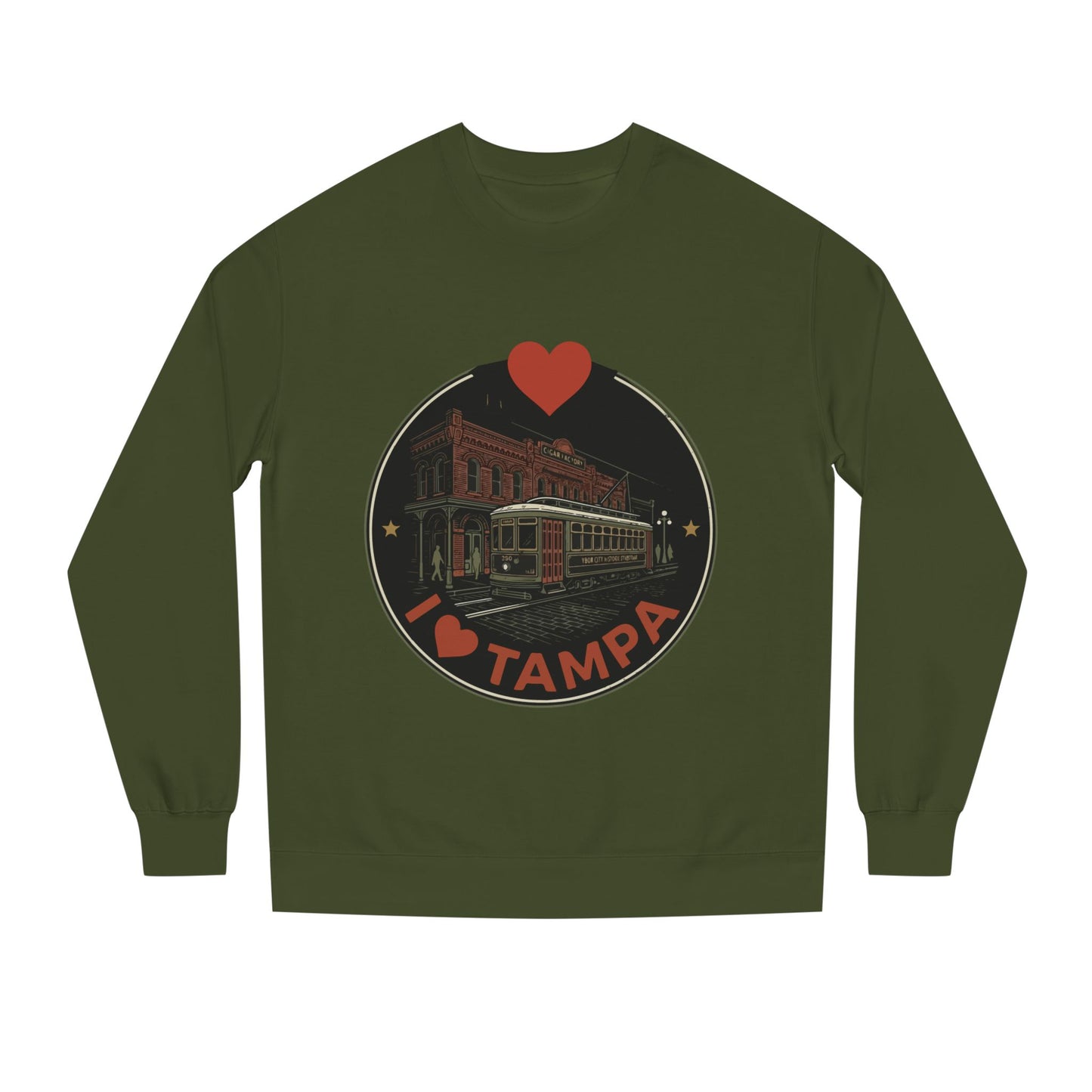 Tampa Sweatshirt — I  Tampa Vintage Streetcar Crewneck