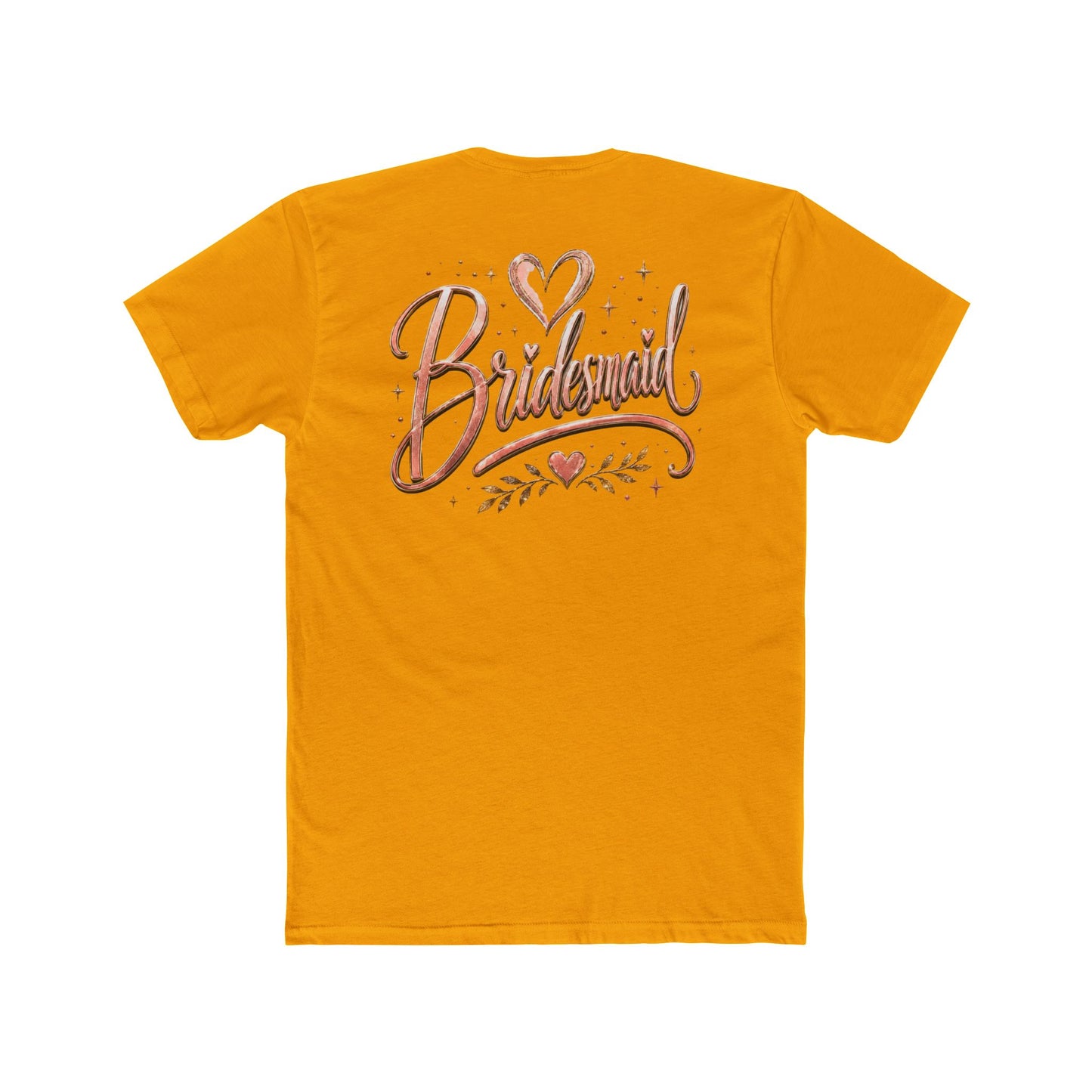 Bridesmaid Rose Gold Script T-Shirt