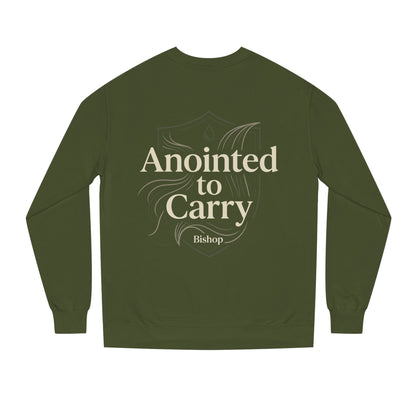 Anointed to Carry Sweatshirt — Faith-Based Bishop Crewneck