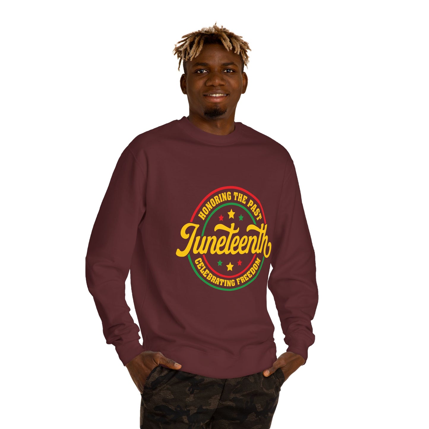 Juneteenth Crewneck Sweatshirt — "Honoring the Past, Celebrating Freedom"