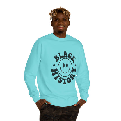 Black History Smiley Crewneck Sweatshirt
