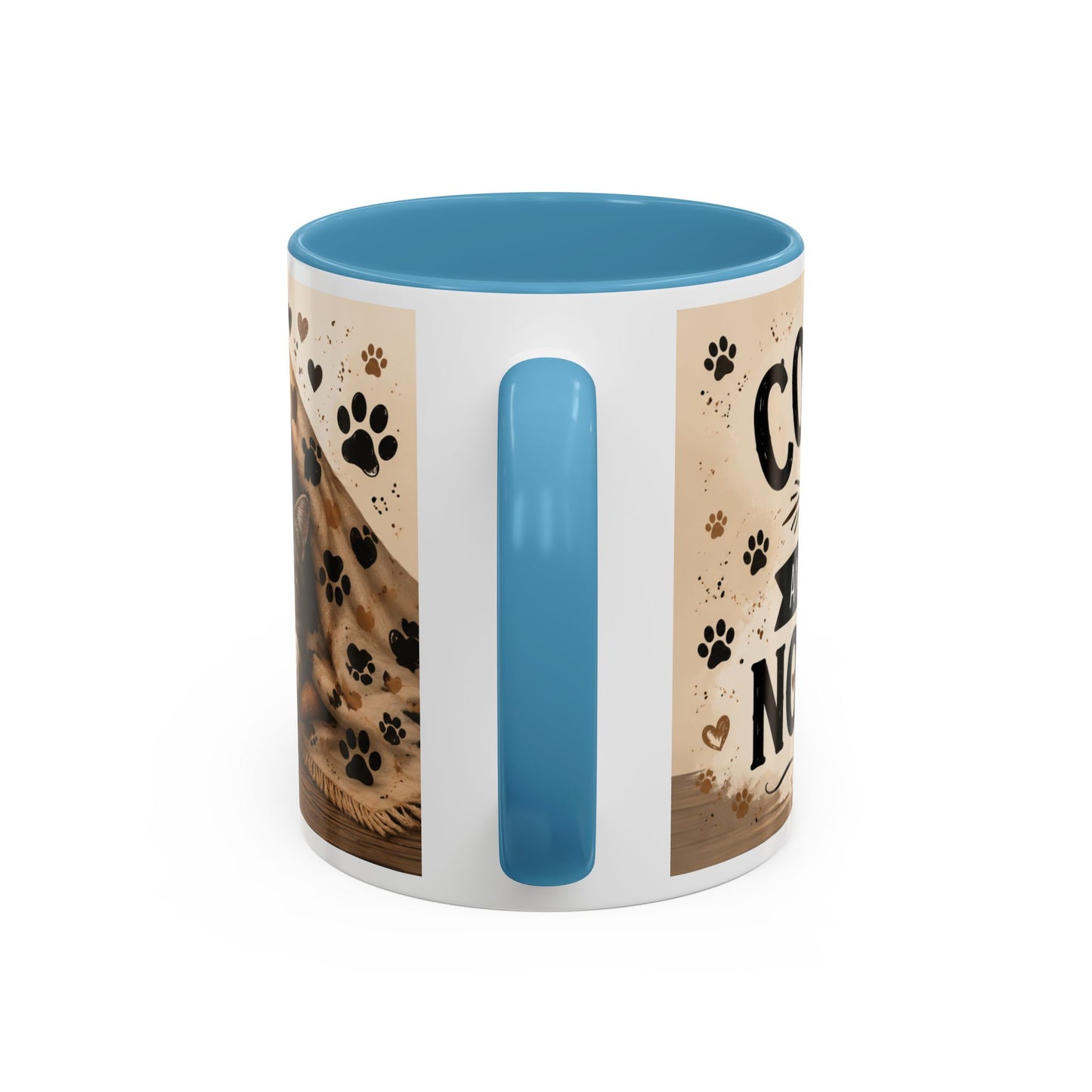 Dog and Cat Coffee Mug – "Best Friends, Best Life" Accent Tea Cup (11/15oz)