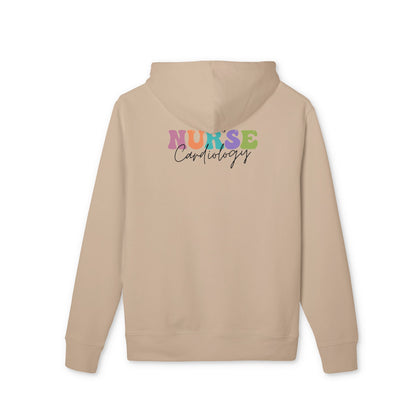 Nurse Cardiology Hoodie — Colorful Script Medical Nurse Pullover