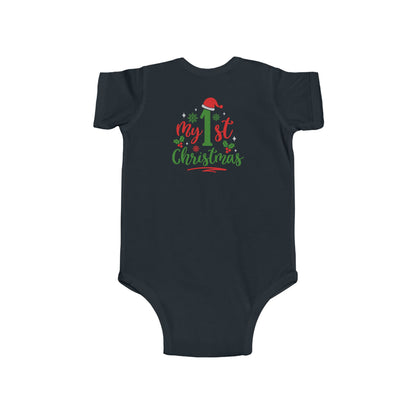 My 1st Christmas Baby Bodysuit — Infant Holiday Onesie