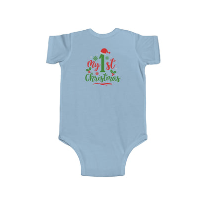 My 1st Christmas Baby Bodysuit — Infant Holiday Onesie
