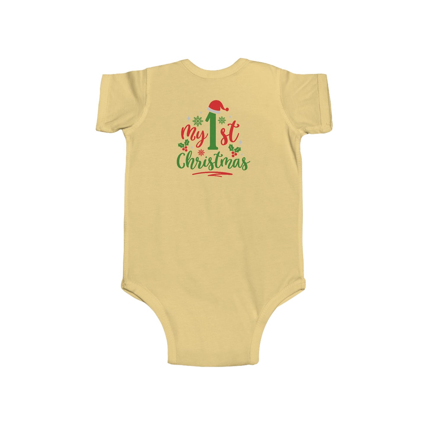My 1st Christmas Baby Bodysuit — Infant Holiday Onesie