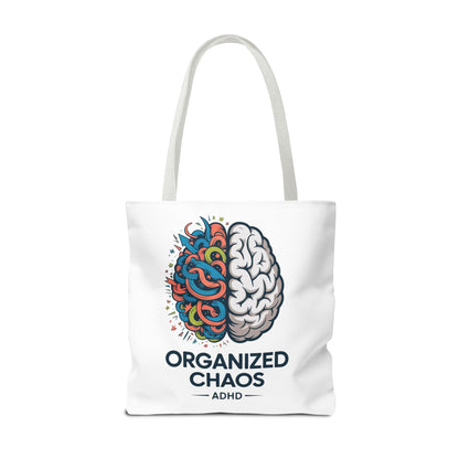 ADHD Tote Bag — "Organized Chaos" Brain Design